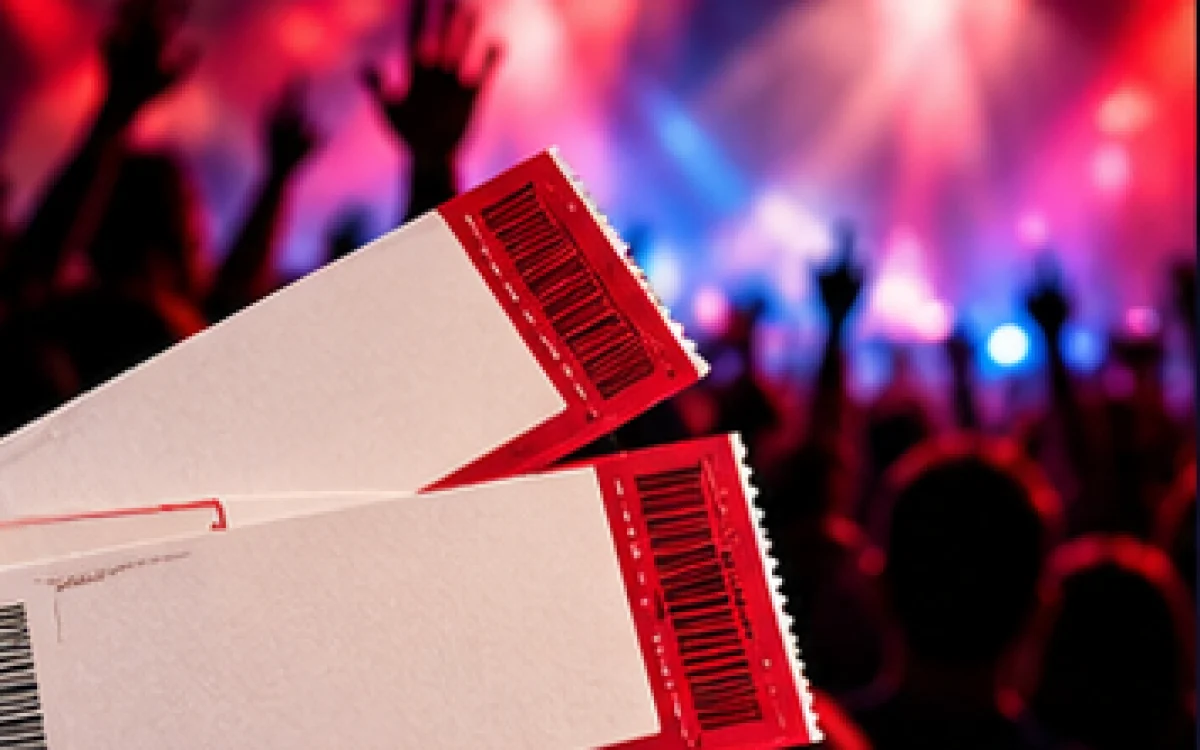Ingressos para uma noite de música