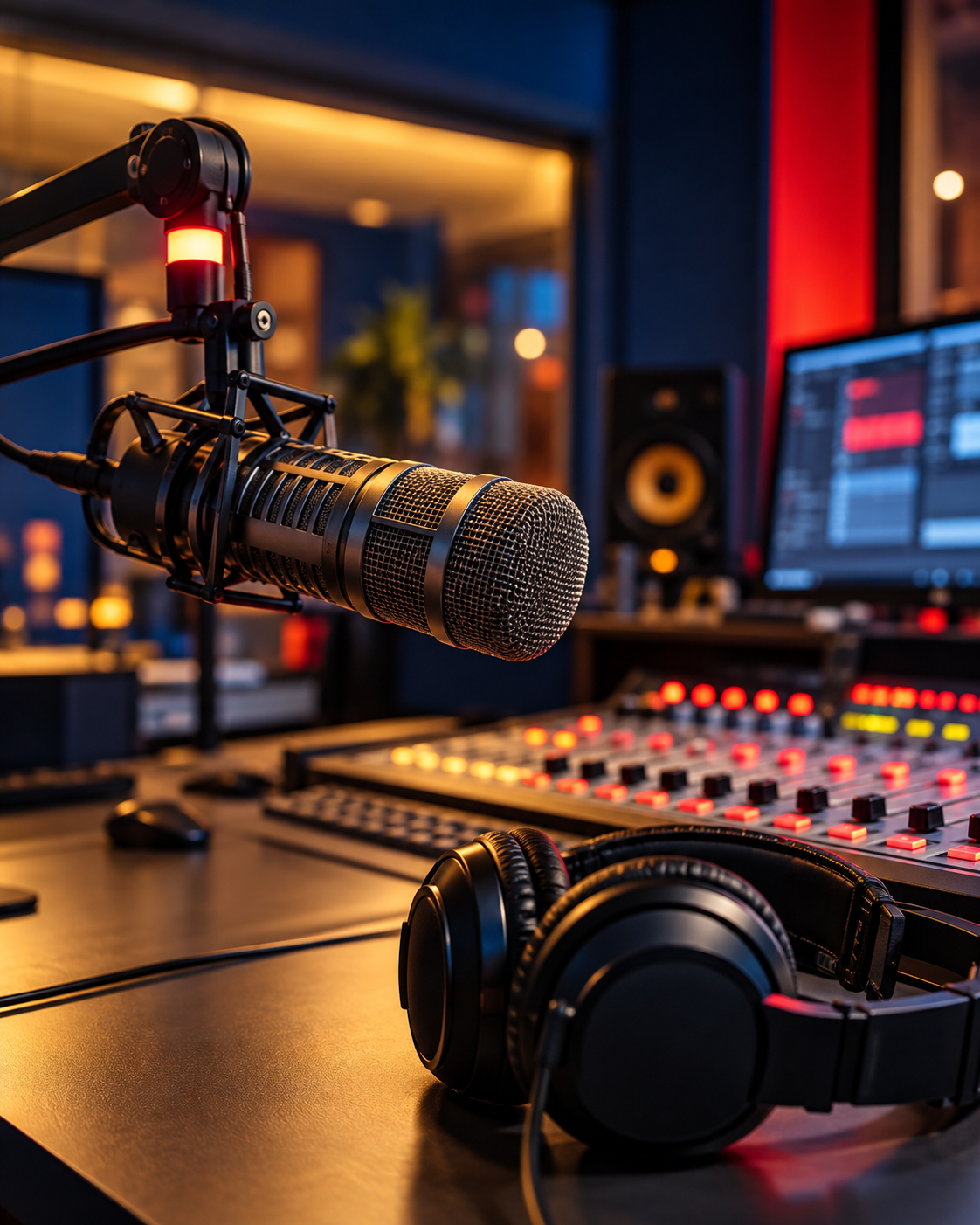 Estúdio da NOVA FM